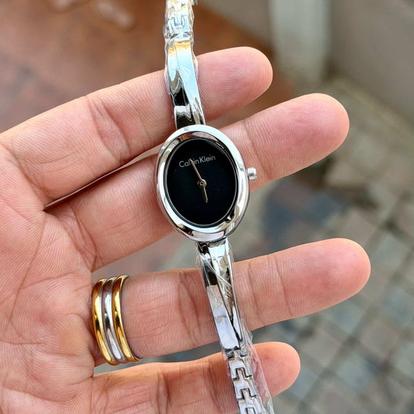 CK LADIES_SILVER-BLACK