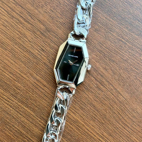 MICHAELKORS_LADIES_SILVER-BLACK