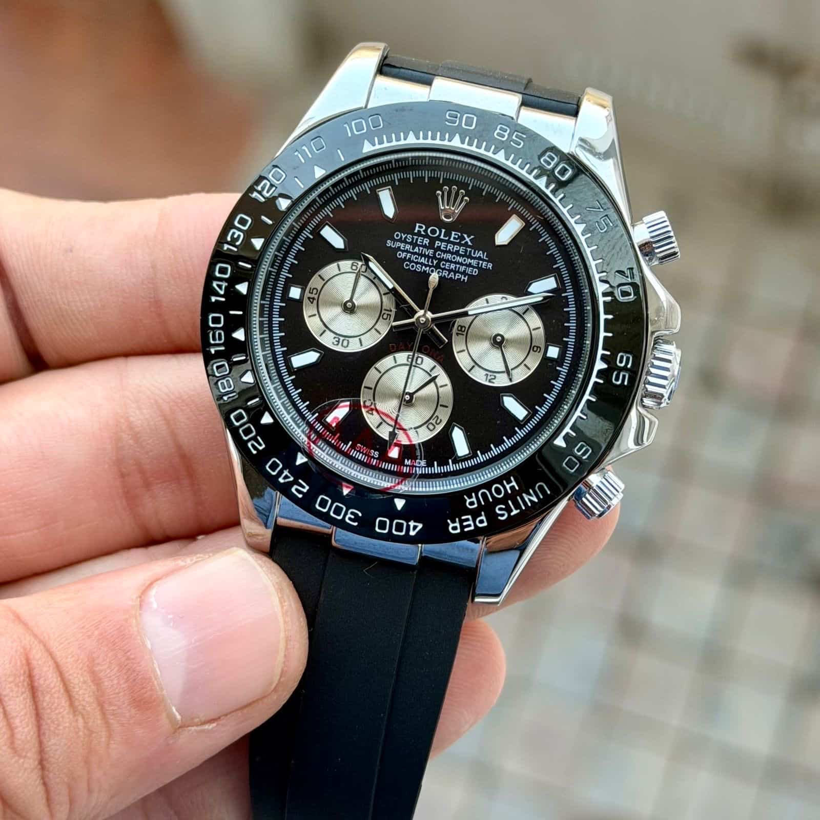 ROLEX_DAYTONA_SILVER-BLACK Secondary image