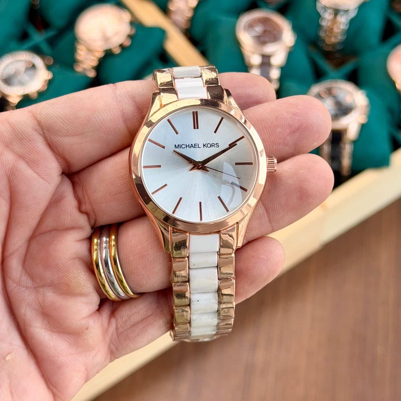 MICHAELKORS LADIES_ROSE-WHITE