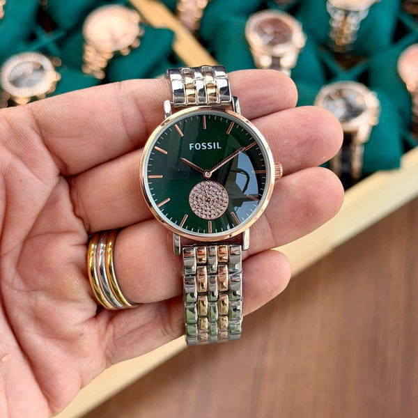 FOSSIL_LADIES_ROSE-TT-GREEN