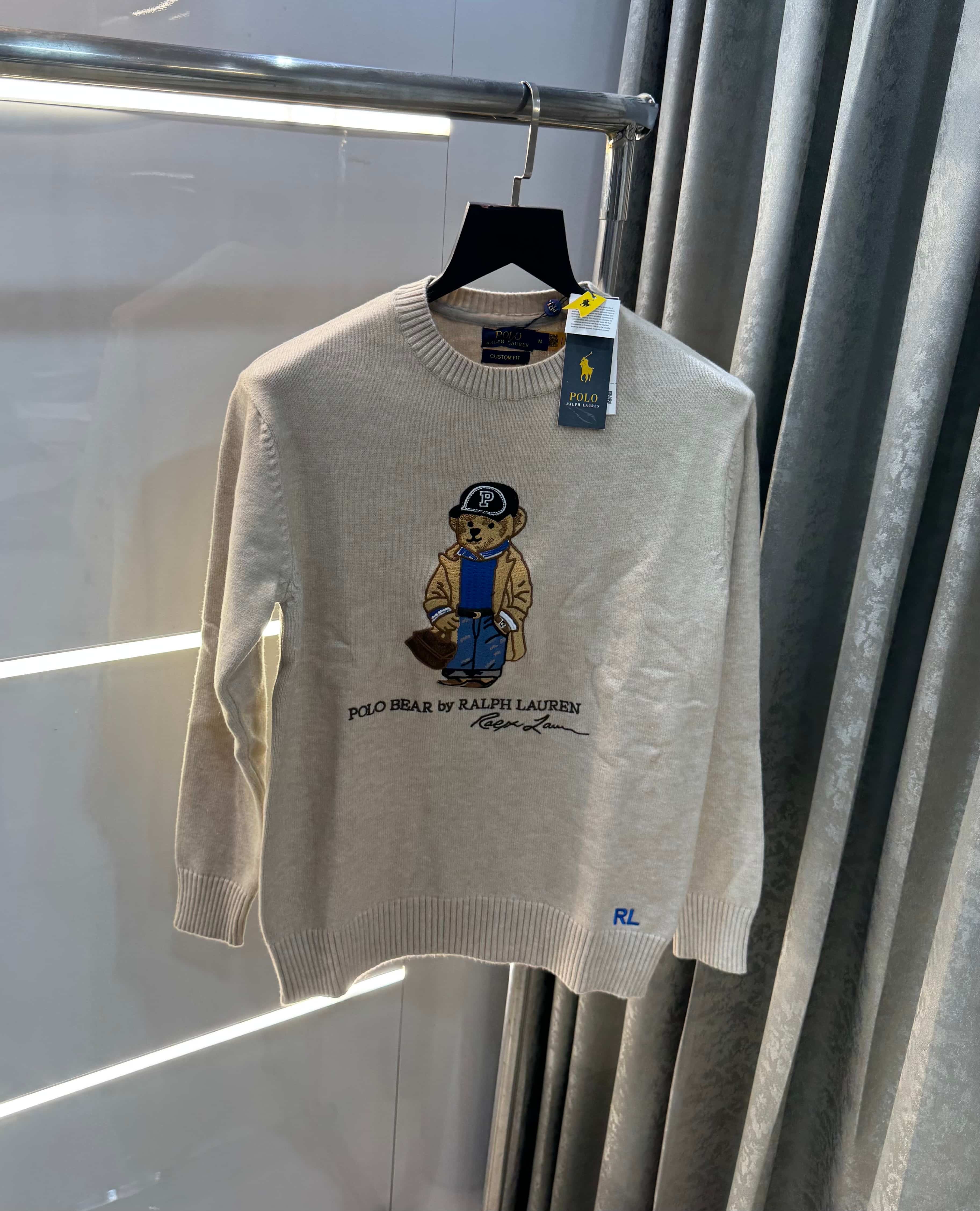 Ralph  Lauren Biscuit Teddy Edition Imported Knitted Pull Pver Main image