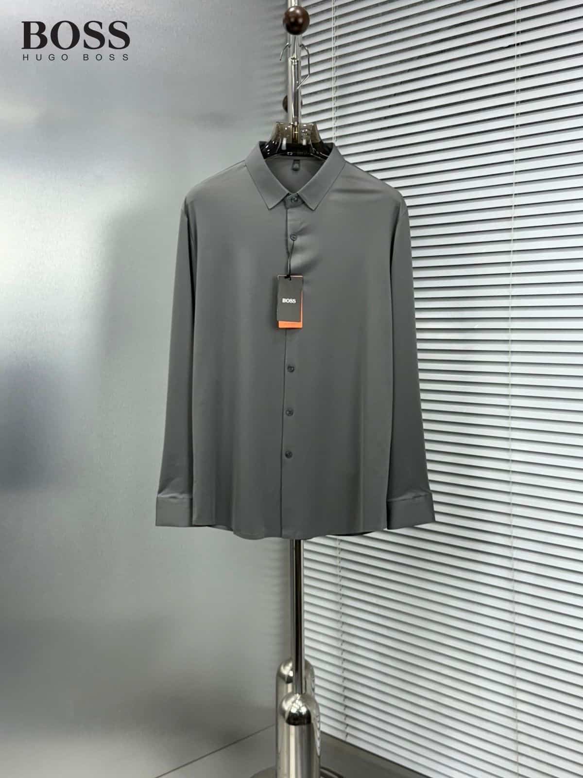 HUgo  BosS.. dark grey Premium Imported Shirt