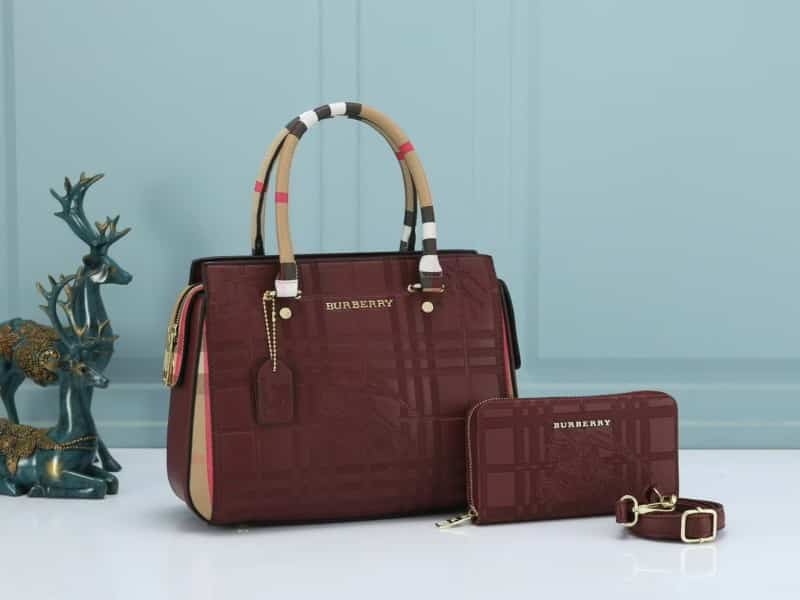 BURBERRY_Premium_2pcs_Handbag_Bag_with_wallet_763 Main image
