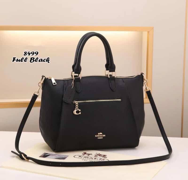 COACH_Black_Elise_Shoulder_Bag_852 Main image