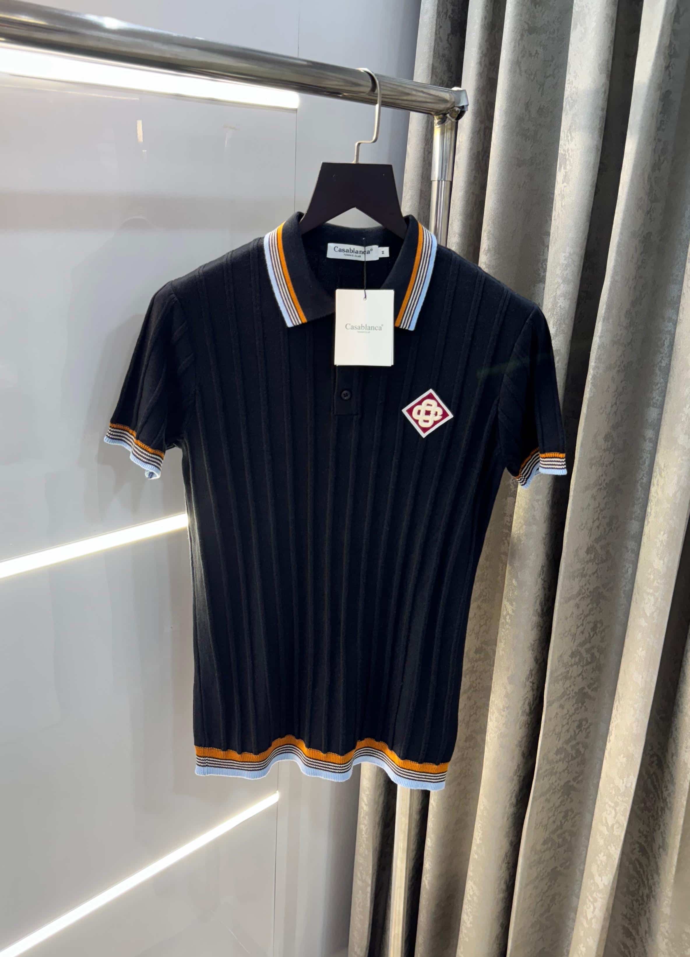 Casablanc a Black Logo Print Imported T-Shirt