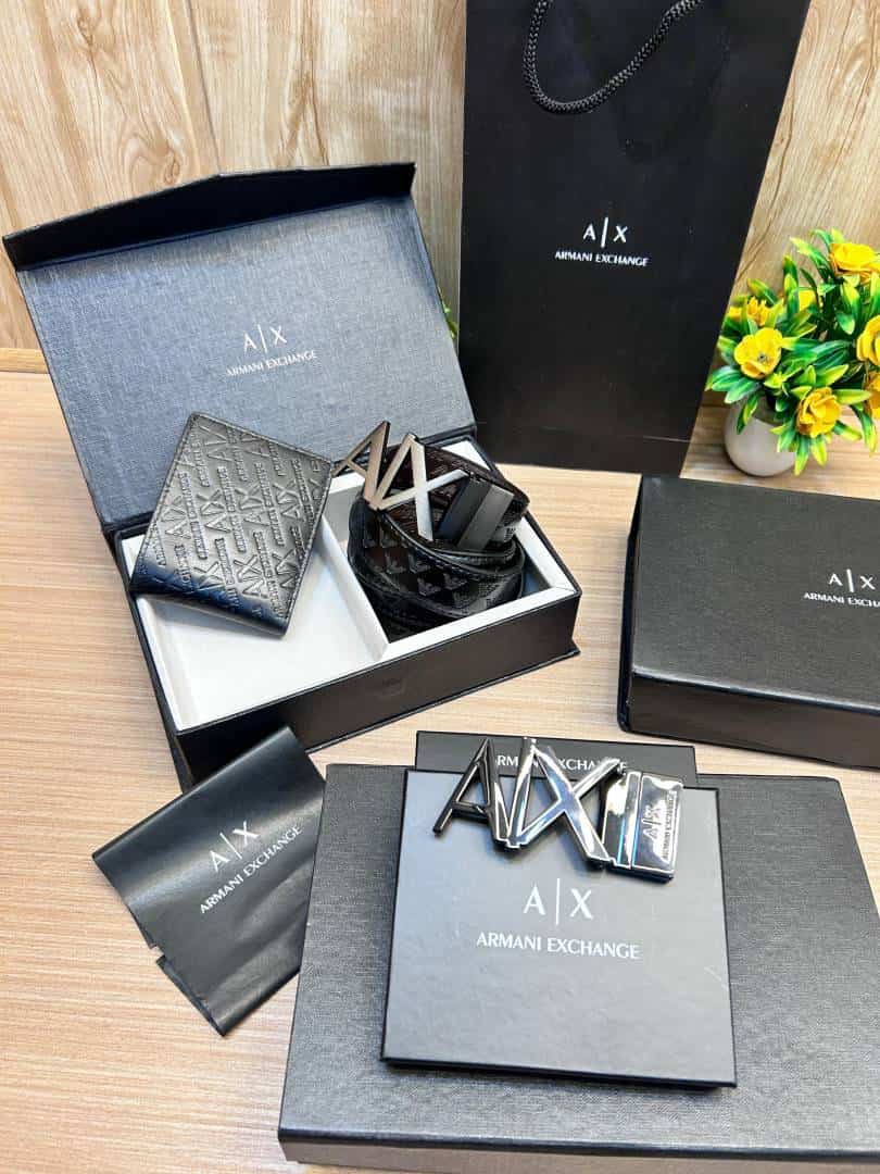 AIX_2 Buckle Belt & wallet Combo C426 Main image