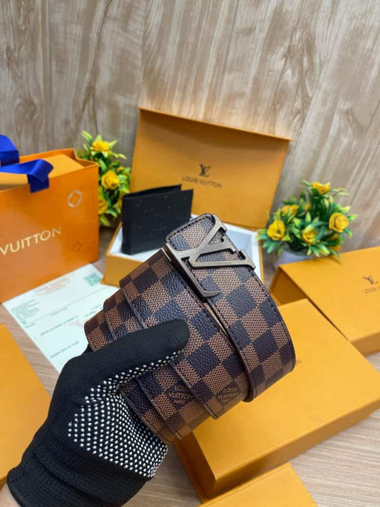LOUIS_VUITTON Premium_Belt_&_wallet_Combo_C389