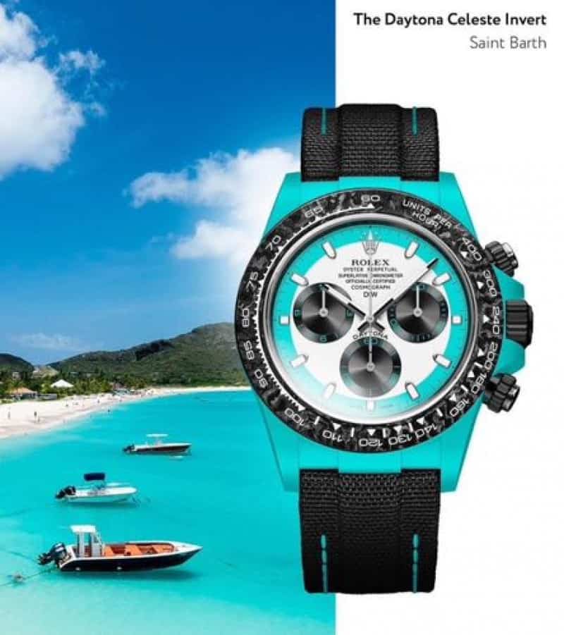 ROLEX DIW DAYTONA CELESTE INVERT AU Main image