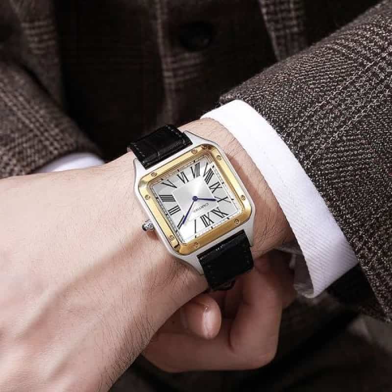 CARTIER SANTOS DUMONT BLACK STRAP Main image