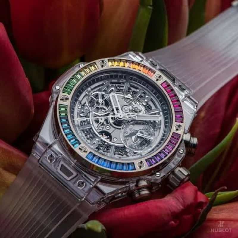 HUBLOT BIG BANG UNICO SAPPHIRE RAIN