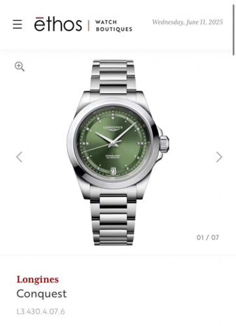 LONGINES CONQUEST FOR WOMEN SWISS E Main image