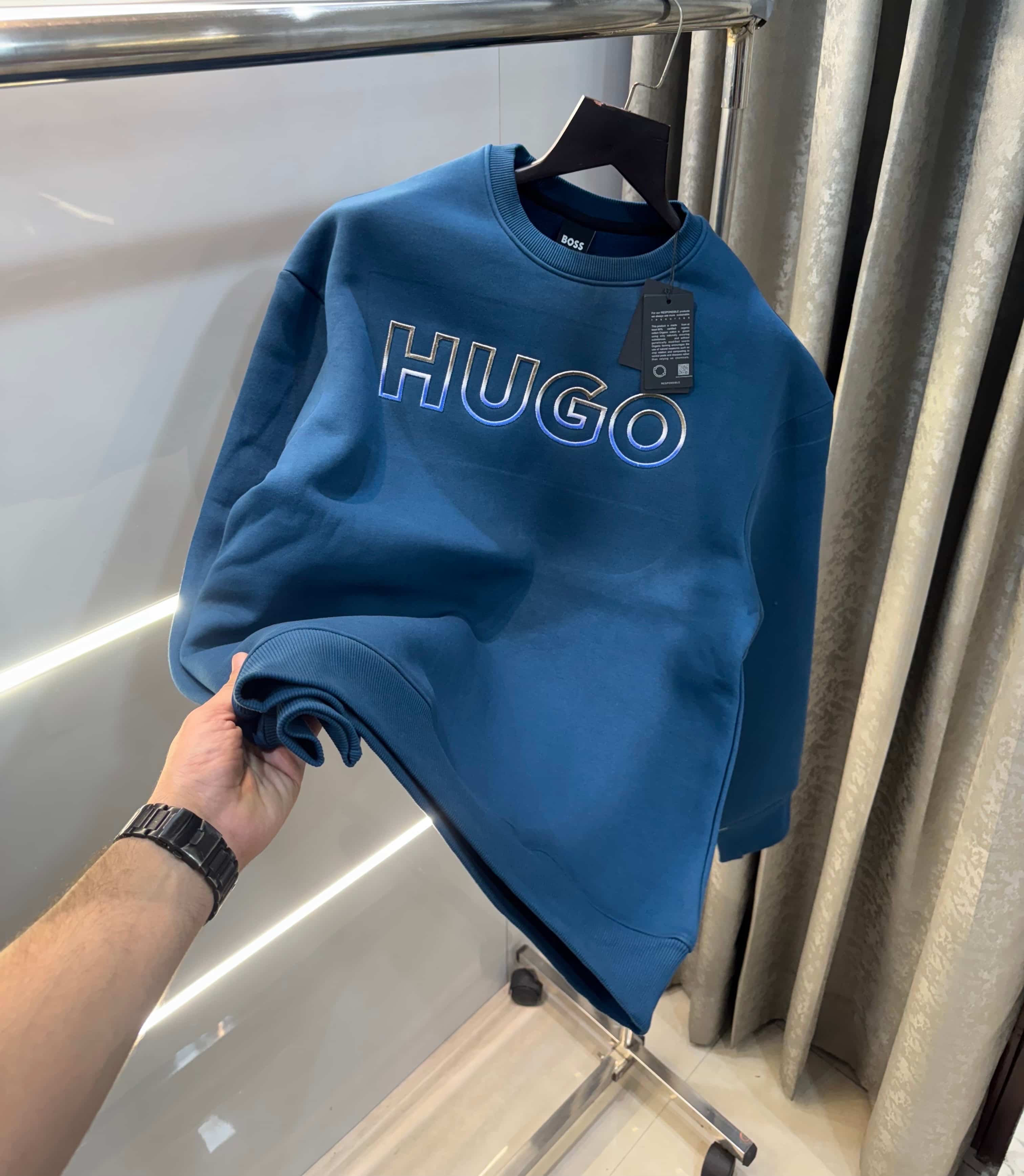 Hug o boss Blue Logo Work Imported Sweatshirt Main image