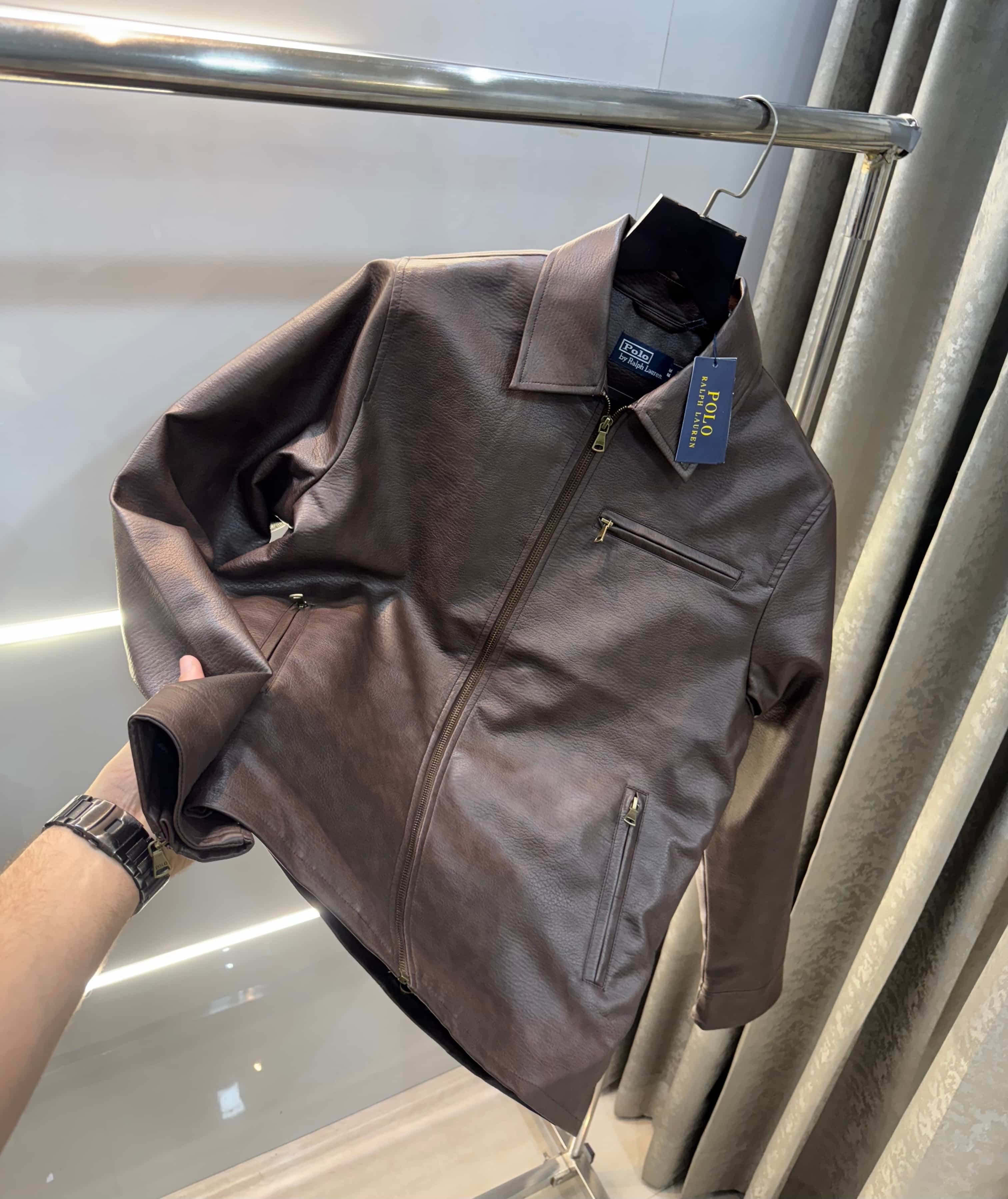 Ralph  Lauren Brown Lu...Xury Leather Jacket Secondary image