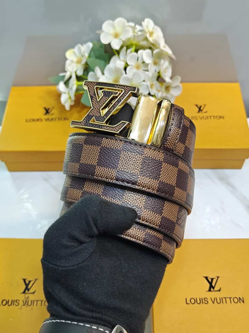 LV LOUIS VUiTTon PREMIUM QUALITY IMP REVERSEABLE BELT WITH OG BOX LV-310 Main image