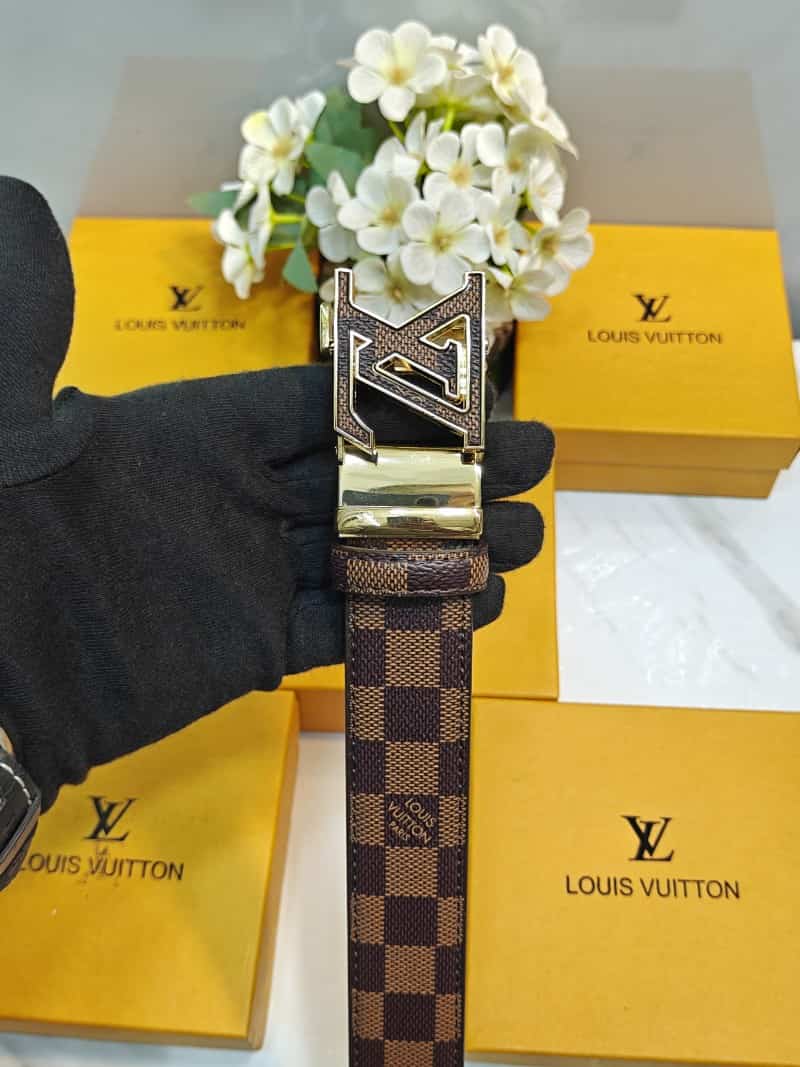 LV LOUIS VUiTTon PREMIUM QUALITY IMP REVERSEABLE BELT WITH OG BOX LV-310 Secondary image