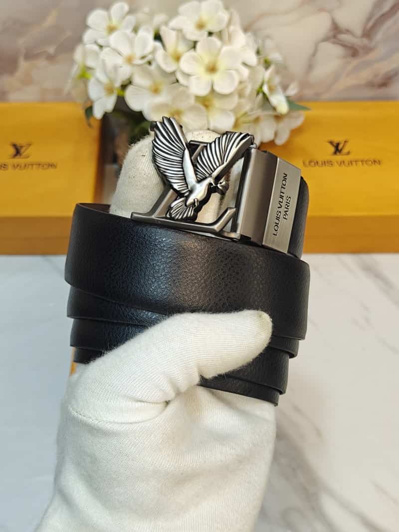 LV l0·UIS VUiTT0N EAGLE PREMIUM QUALITY REVERSEABLE BELT WITH OG BOX LV-307 Main image