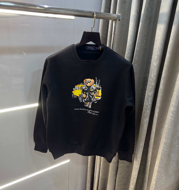 Ralph Lauren Black Teddy Edition Imported Sweatshirt