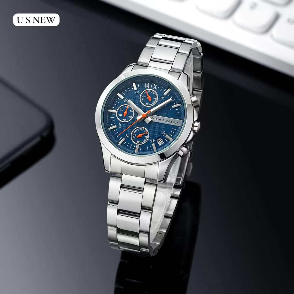 ARMANI_LADIES_SILVER-BLUE