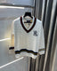 Ralph  Lauren White Embroidery Logo Imported Knitted Pull Over