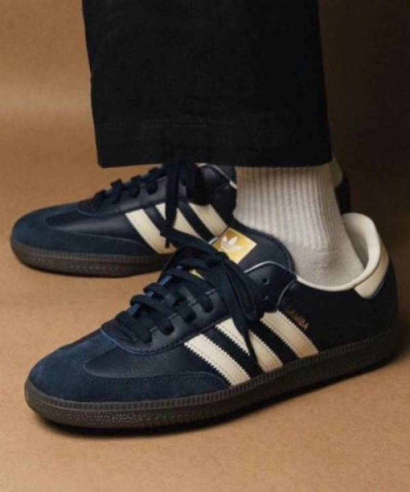 4DiDa5-Samba-Blue-Night-Navy-Men-Sneakers Secondary image