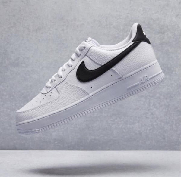Nike Air Force 1 White Black Swoosh