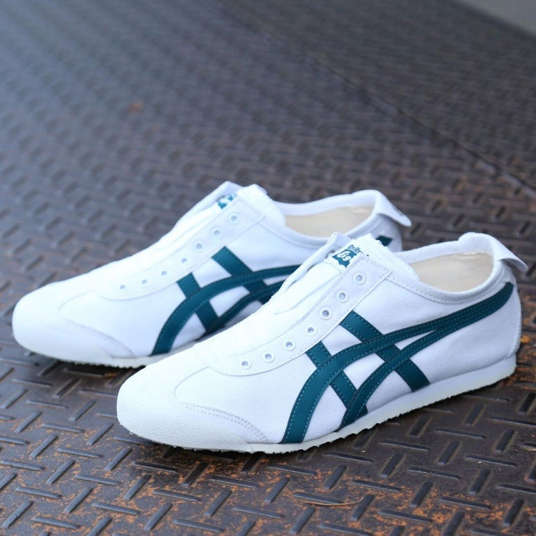 Onitsuka Tiger Mexico 66 Slip On White  Velvet Pine Sneakers for Men