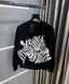 Bluoran g Black EmBO$Sed Back Print Premium Sweatshirt