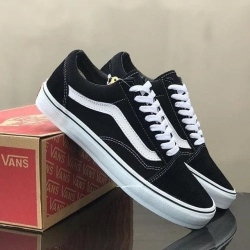 Vans Old Skool Black Short Sneakers For Men
