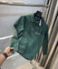 Ralph  Lauren Olive Green Embroidery Logo Imported Sweatshirt