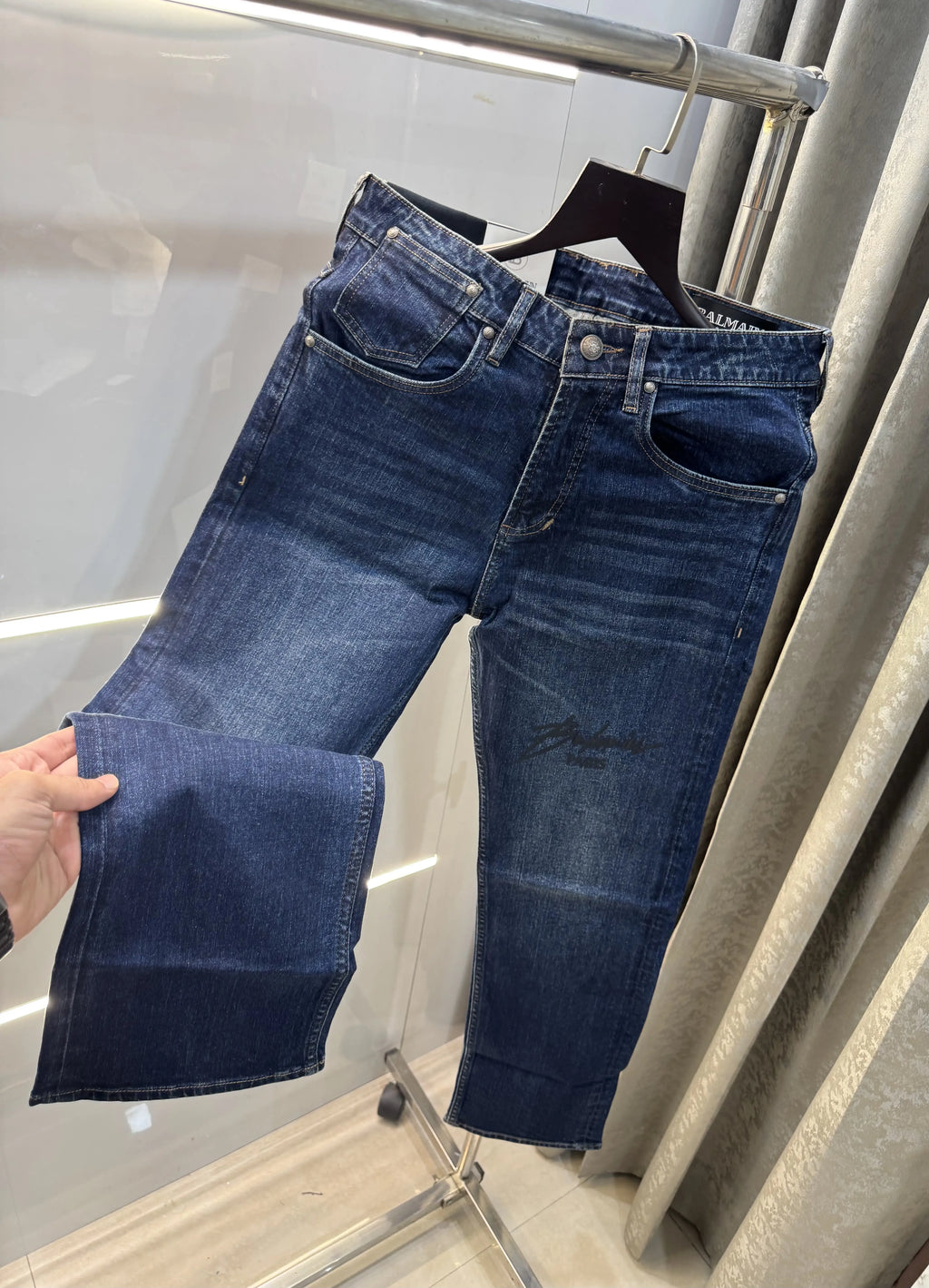 Balmai n Paris Greenish Pocket Imported Premium Denim