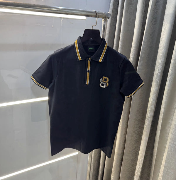 Hug o  Boss Black Logo Work Premium Polo T-Shirt