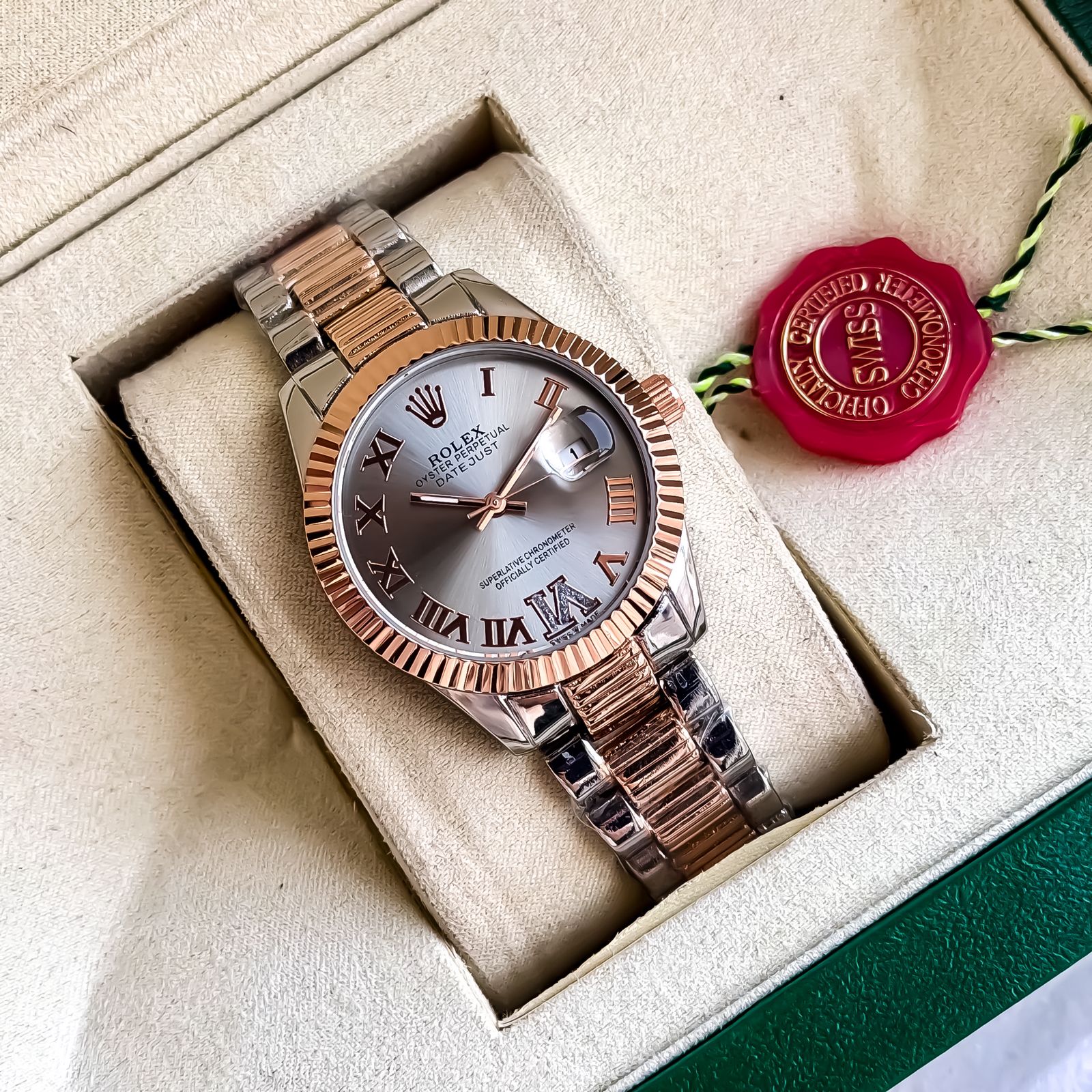 ROLEX_LADIES_ROSE-GREY Secondary image