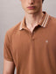 Calvin  Klein Brown Embroidery Logo Premium Polo T-Shirt