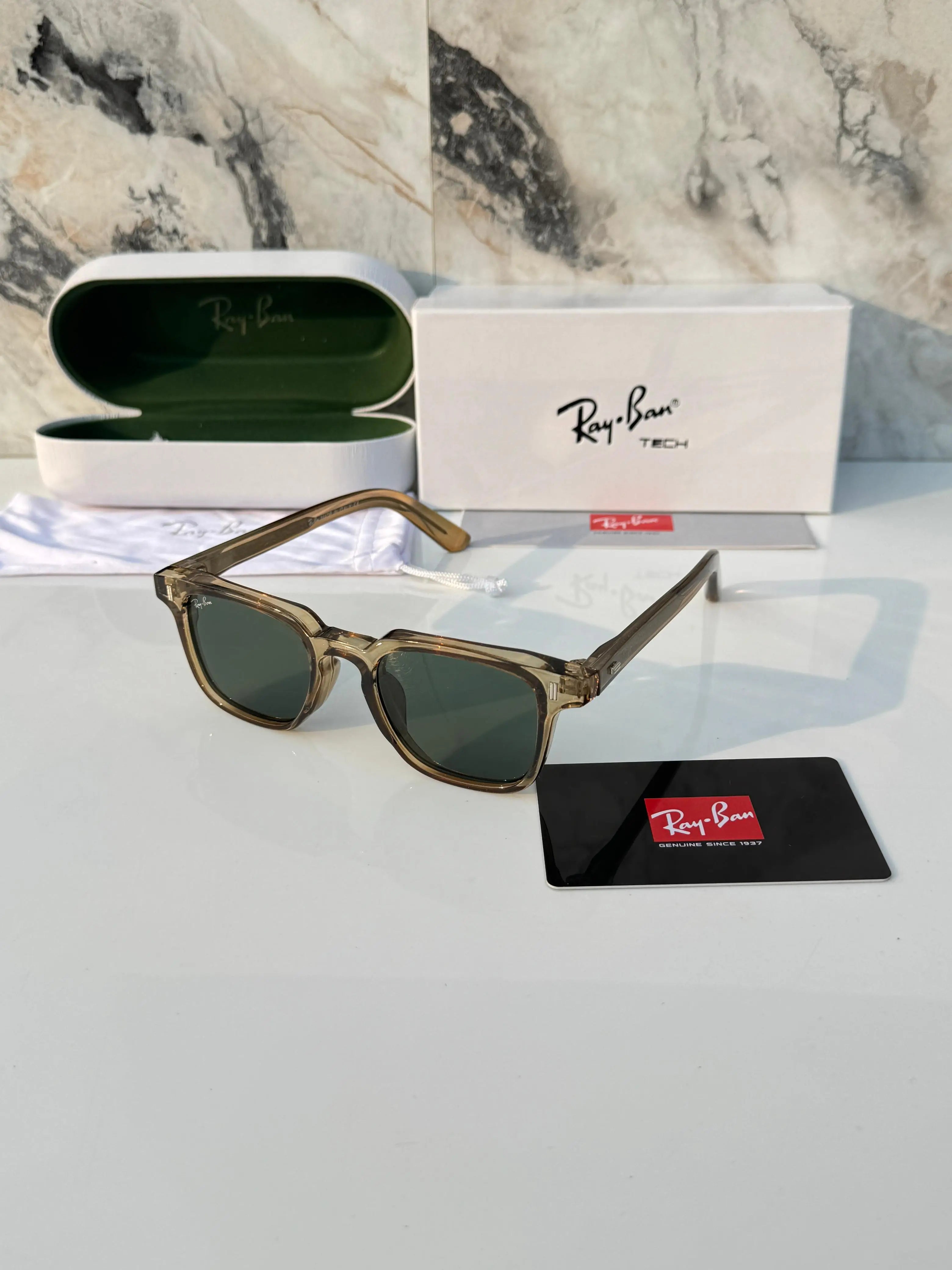 Rayban_1124_brown_green Main image