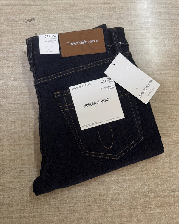Calvin  Klein Navy Raw Wash Premium Classic Denin