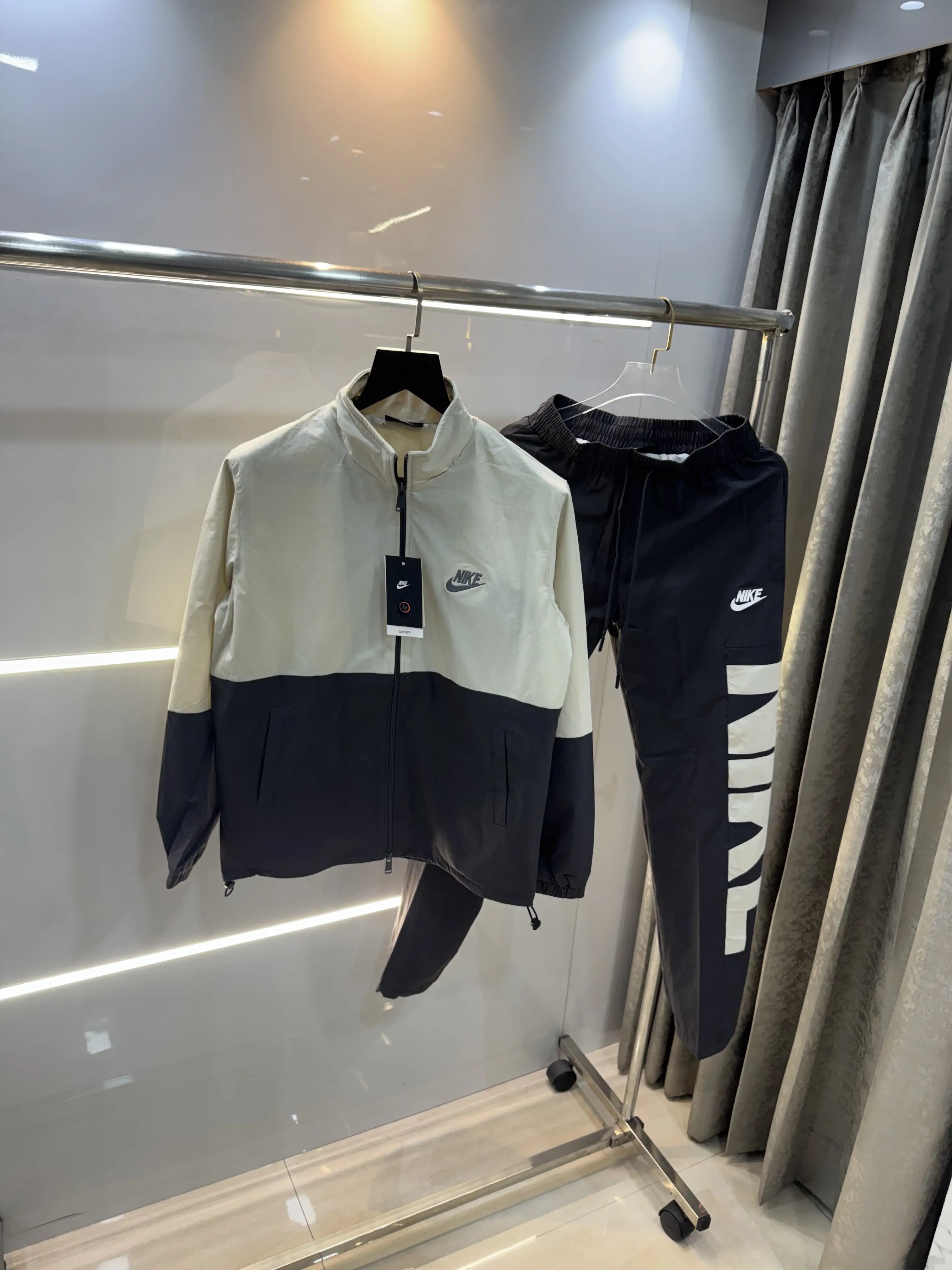 Nike Beige Grey Logo Work Premium Tracksuit Secondary image