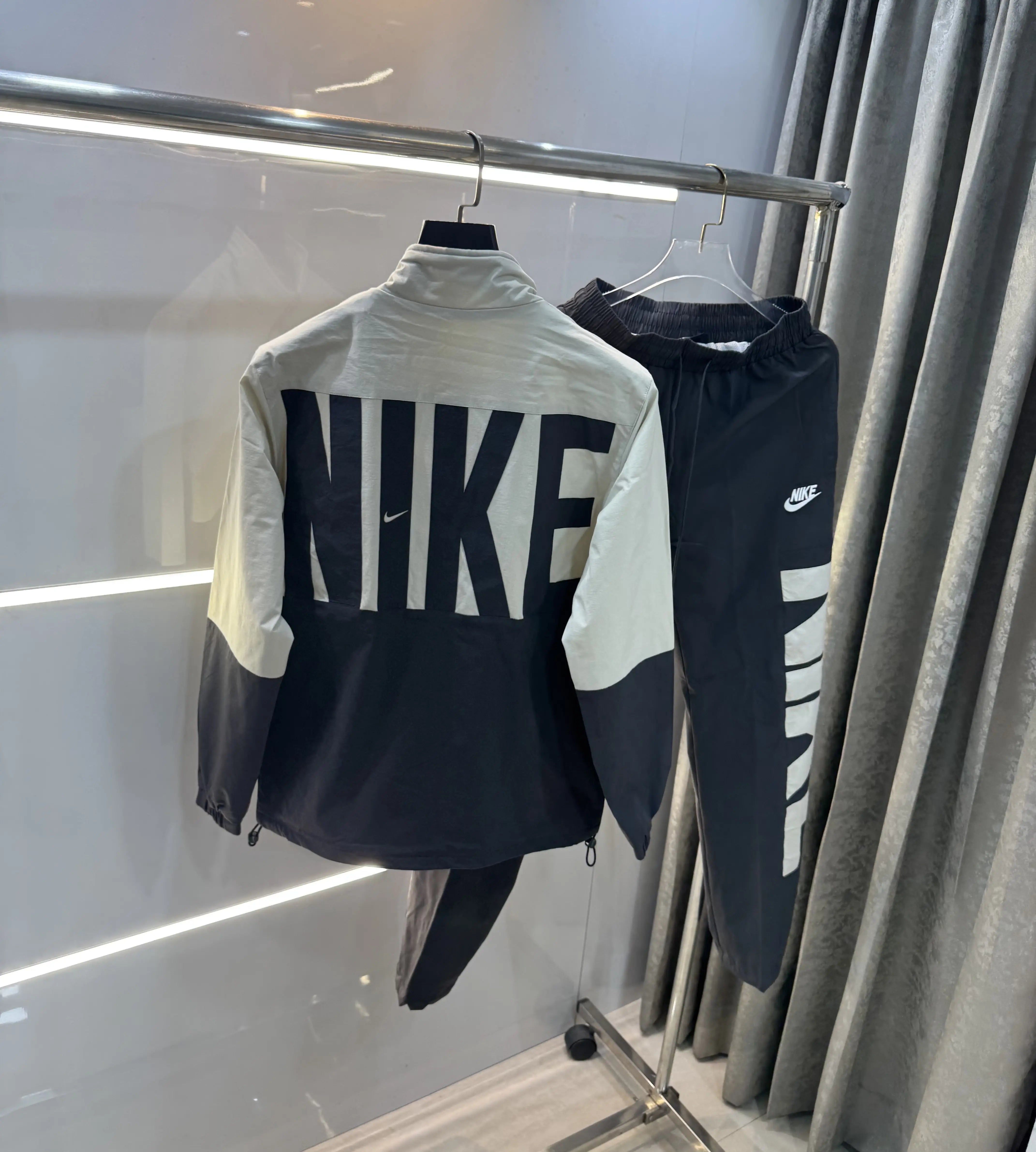 Nike Beige Grey Logo Work Premium Tracksuit Main image