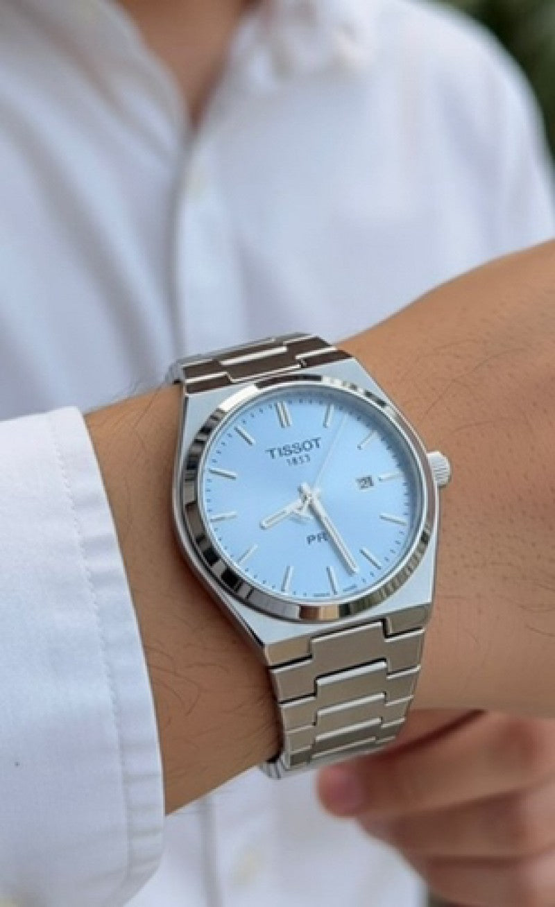 TISSOT PRX ice blue Main image