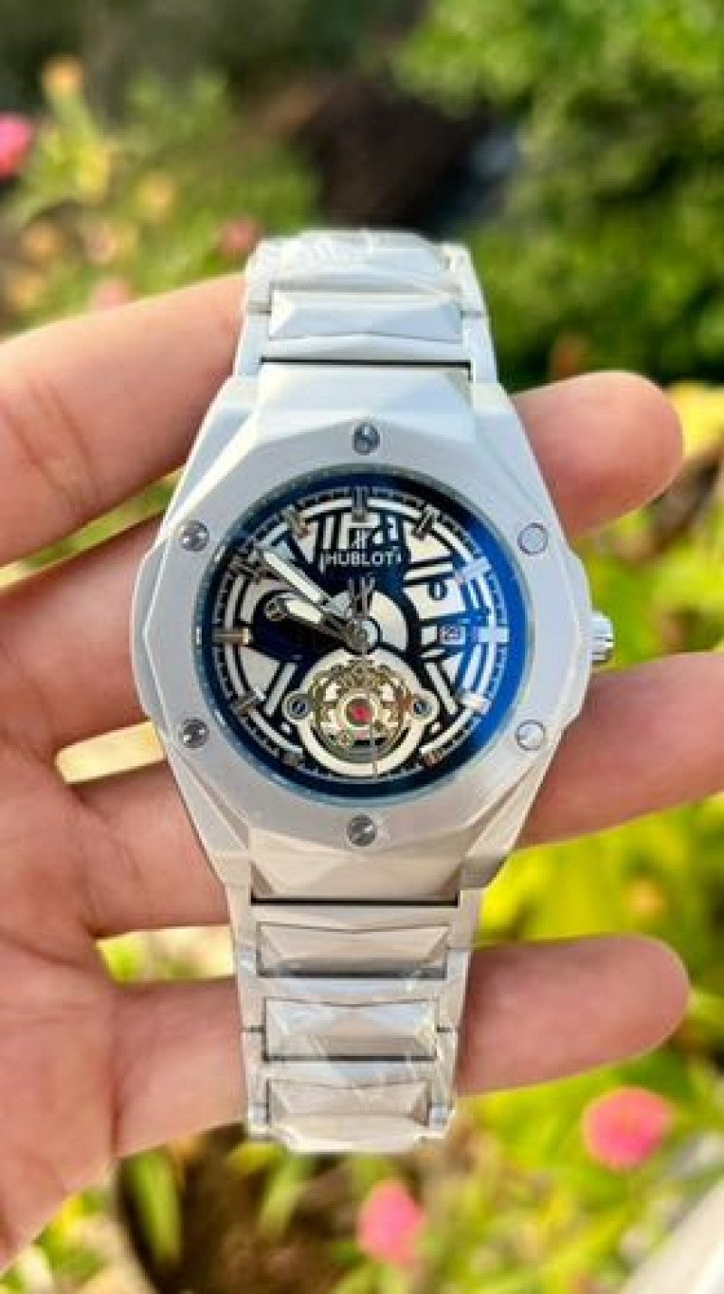 HUBLOT Tourbillon diamond cut black Main image