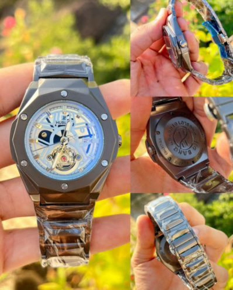 HUBLOT Tourbillon diamond cut black Secondary image