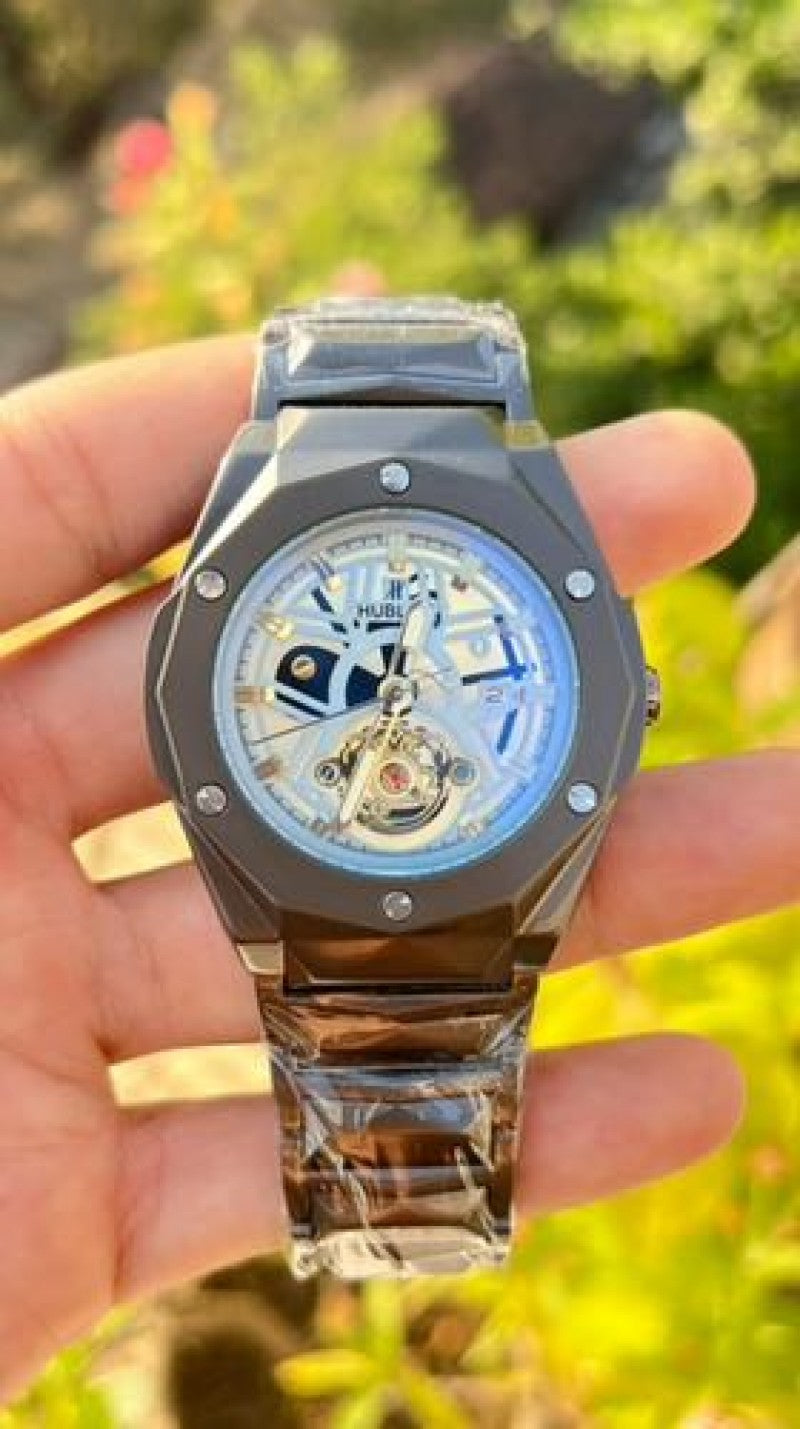 HUBLOT Tourbillon diamond cut black Main image