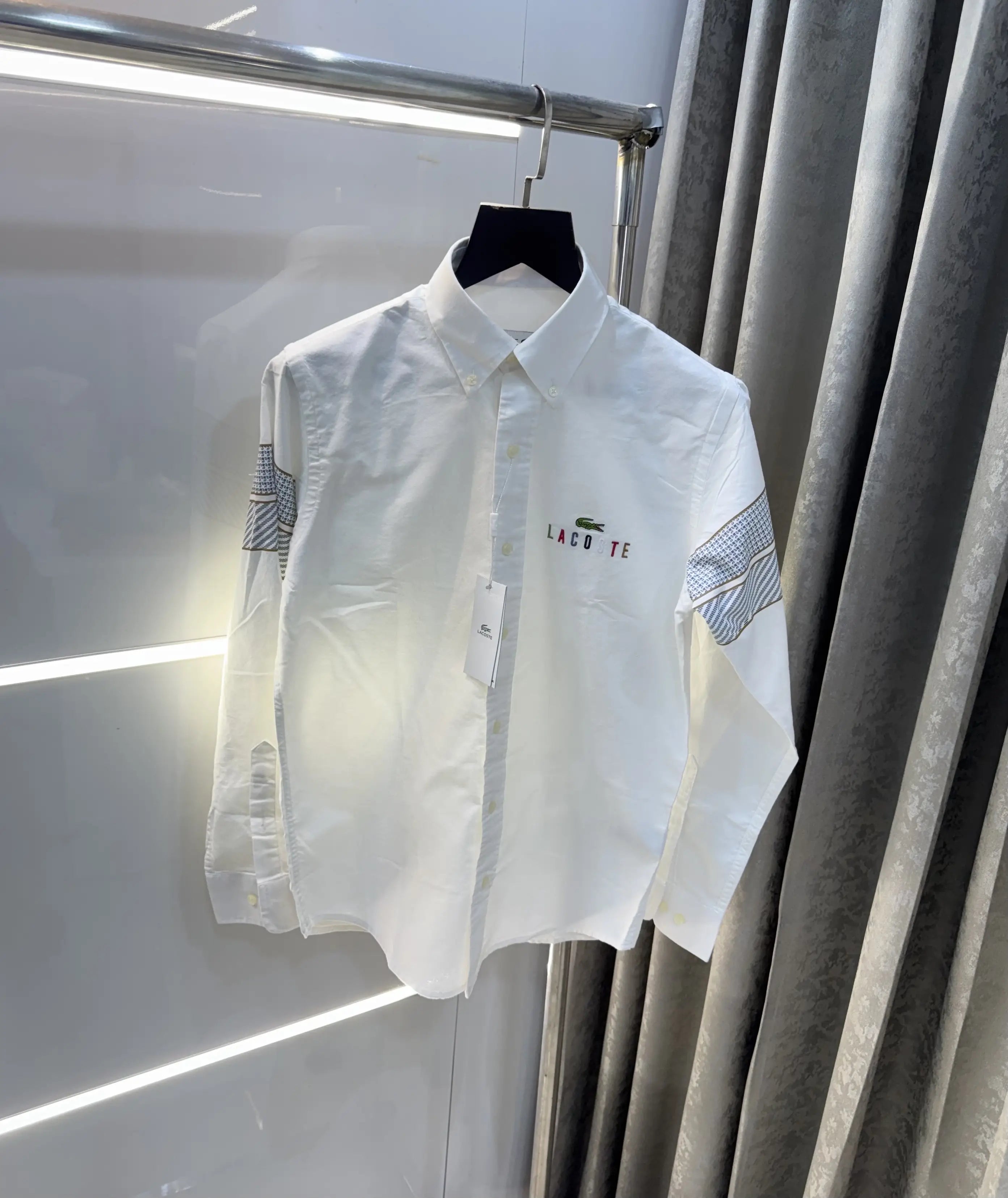 Lacost e White Logo Work Premium Shirt Secondary image