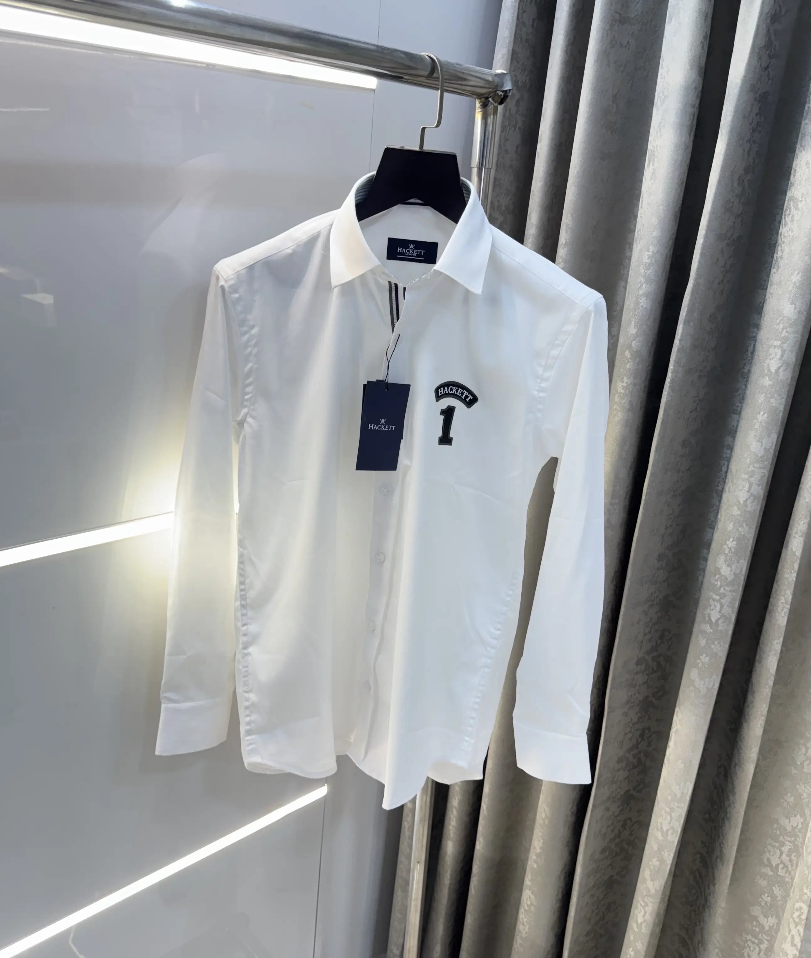 Hacket White Logo Work Premium Shirt Secondary image