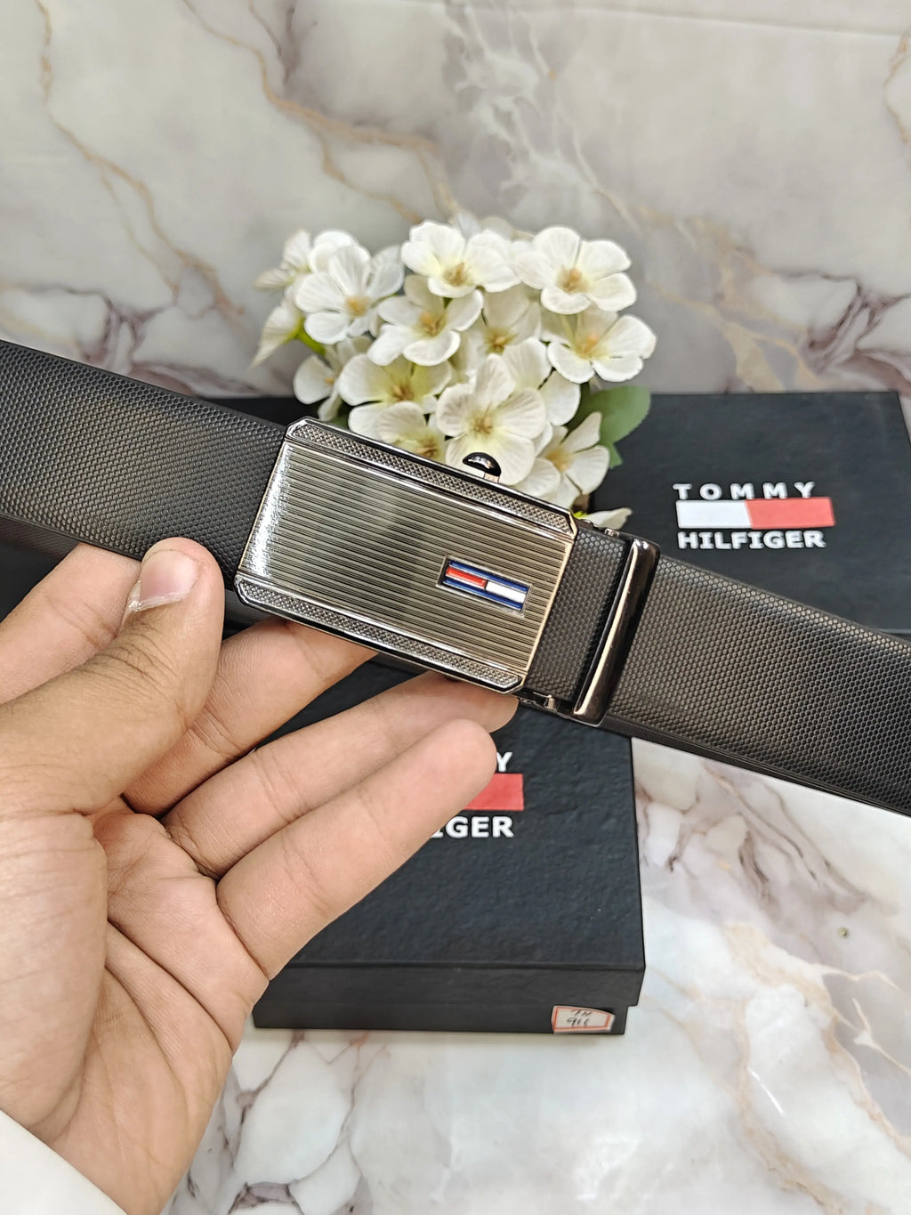 TOMMY PREMIUM QUALITY AUTOLOCK BELT WITH OG BOX TH-913