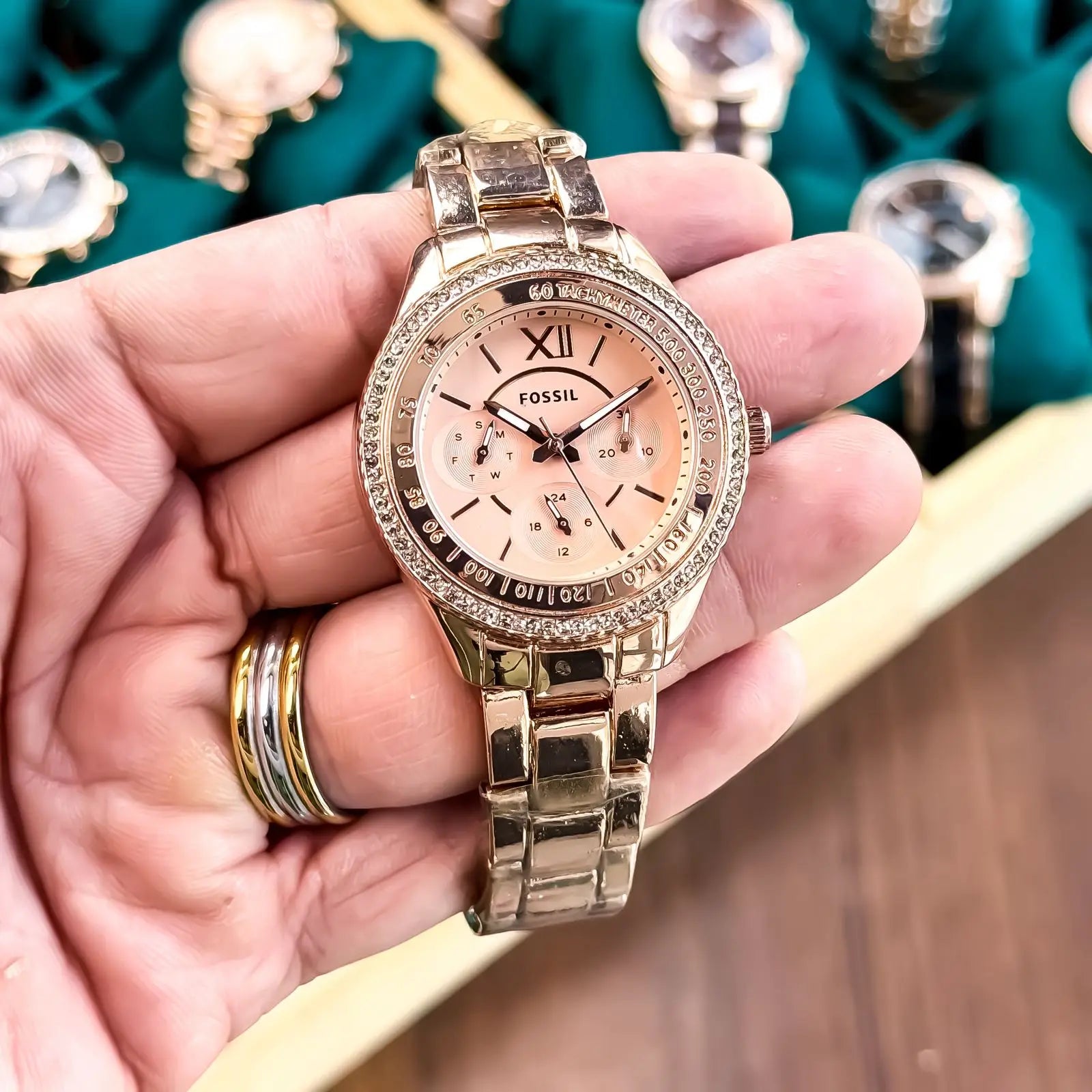 FOSSIL_LADIES_ROSEGOLD Main image