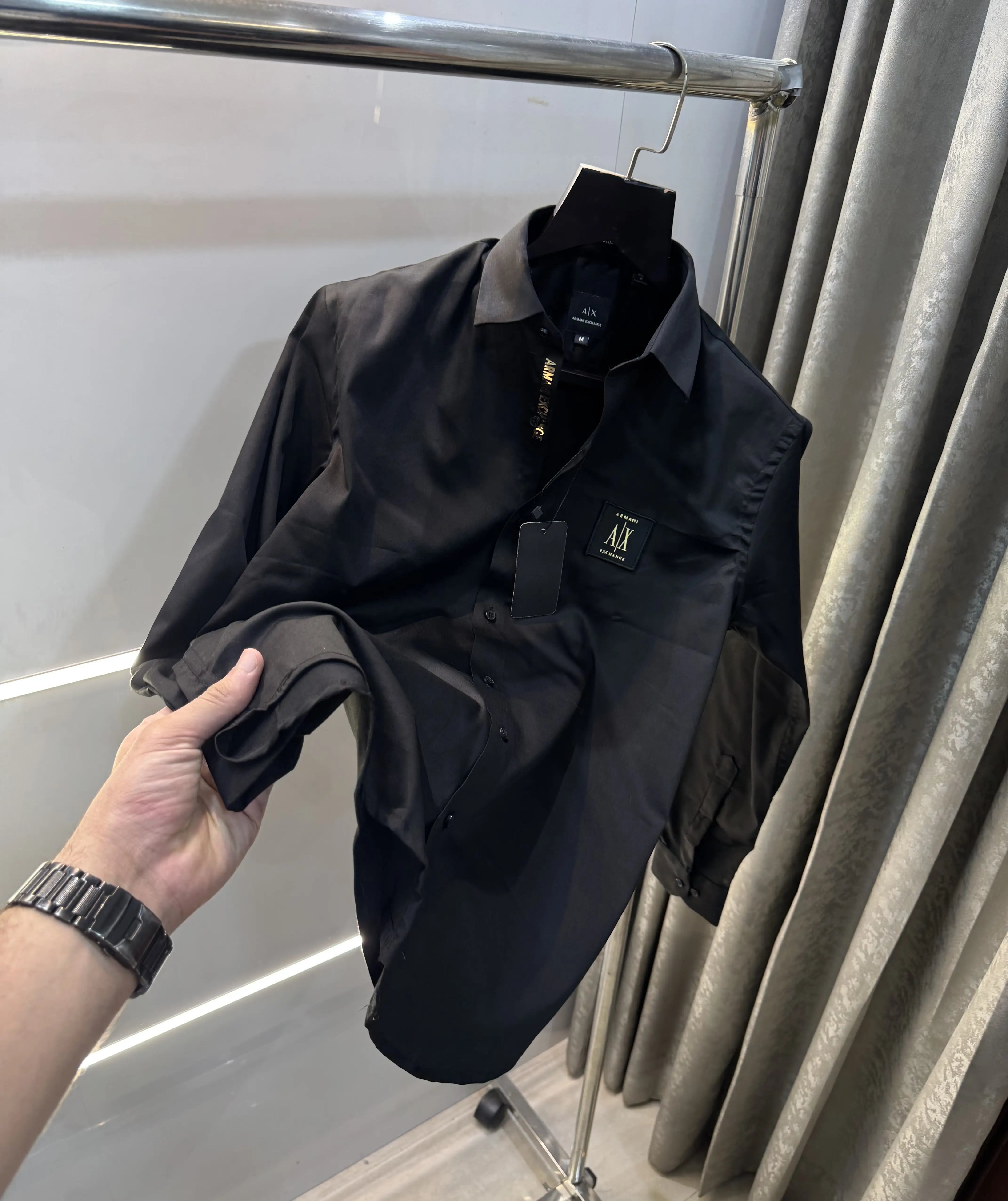 Arman i Exchange Black Logo Work Premium Shirt Main image