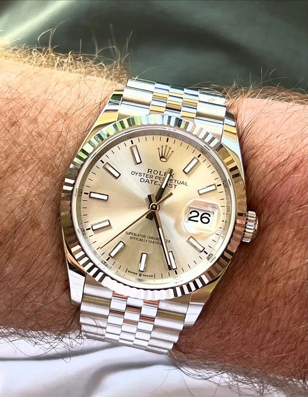 Rolex Date Just heavy shift movement