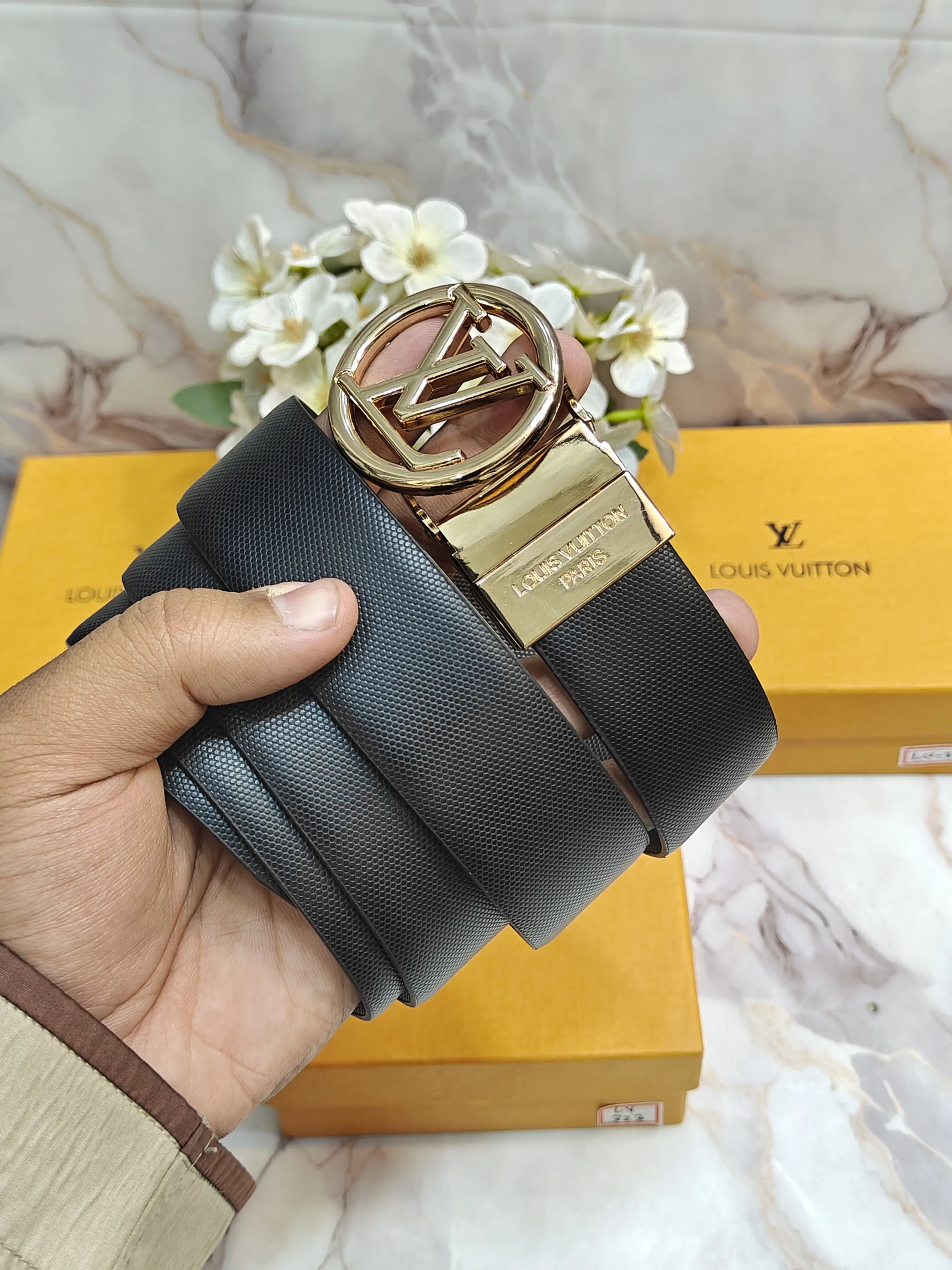 LOUIS VUITTON IMP PREMIUM QUALITY REVERSEABLE BELT WITH OG BOX LV-319