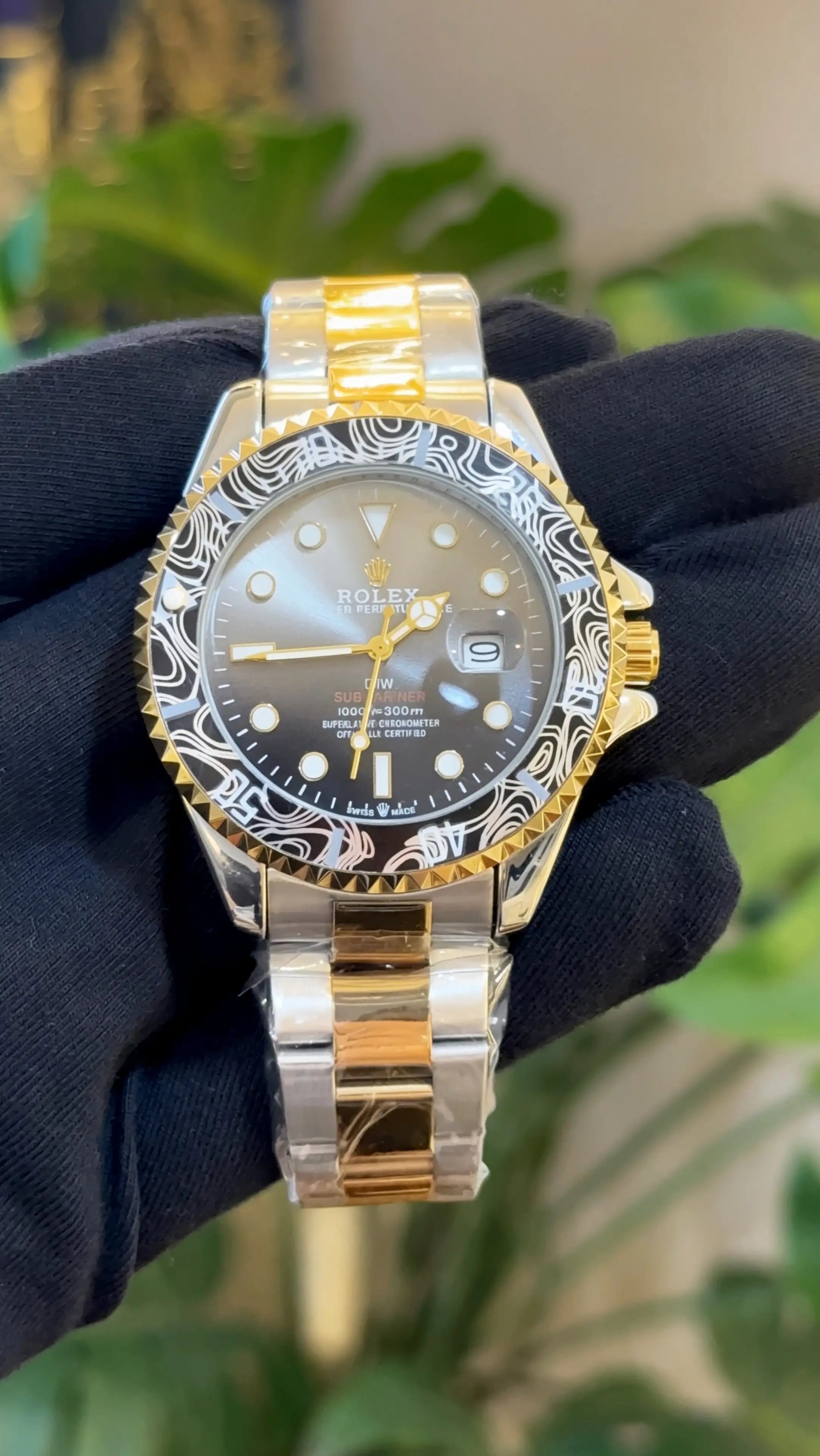 Rolex DiW Submariner heavy shift movement